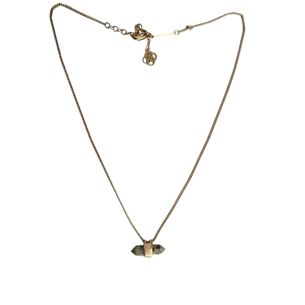 Kendra Scott Amanda Pendant Necklace - snowflake obsidian